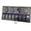 Pactrade Marine Car RV Boat Truck 8 Gang Blue LED