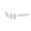 Axisco Leader Connector, Small, Clear, Pack of 4