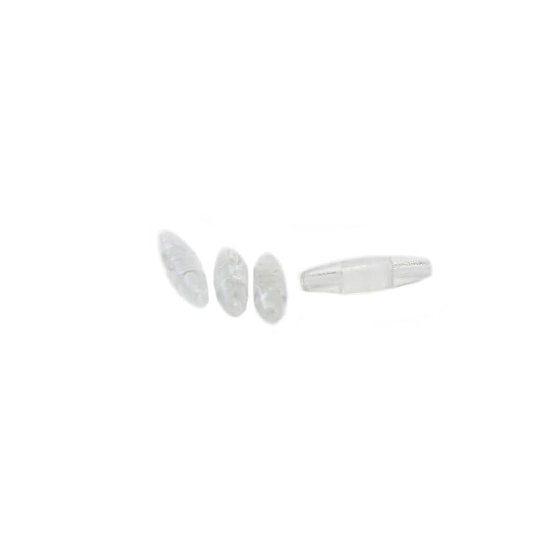Axisco Leader Connector, Small, Clear, Pack of 4