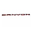 GMC 1PC Red Black Rear Tailgate Canyon Emblems Badge 2023-2025