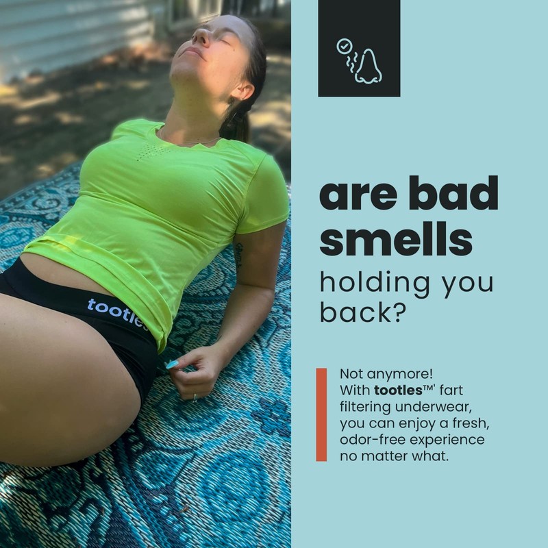 Fart Filtering Underwear - Women's Low Waist Panties with Activated