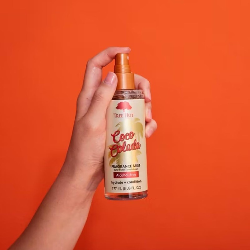 Tree Hut Coco Colada Fragrance Mist, Hydrating, Alcohol-Free Formula, Summer