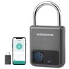 Fingerprint Padlock, (Gray) 3.9 55