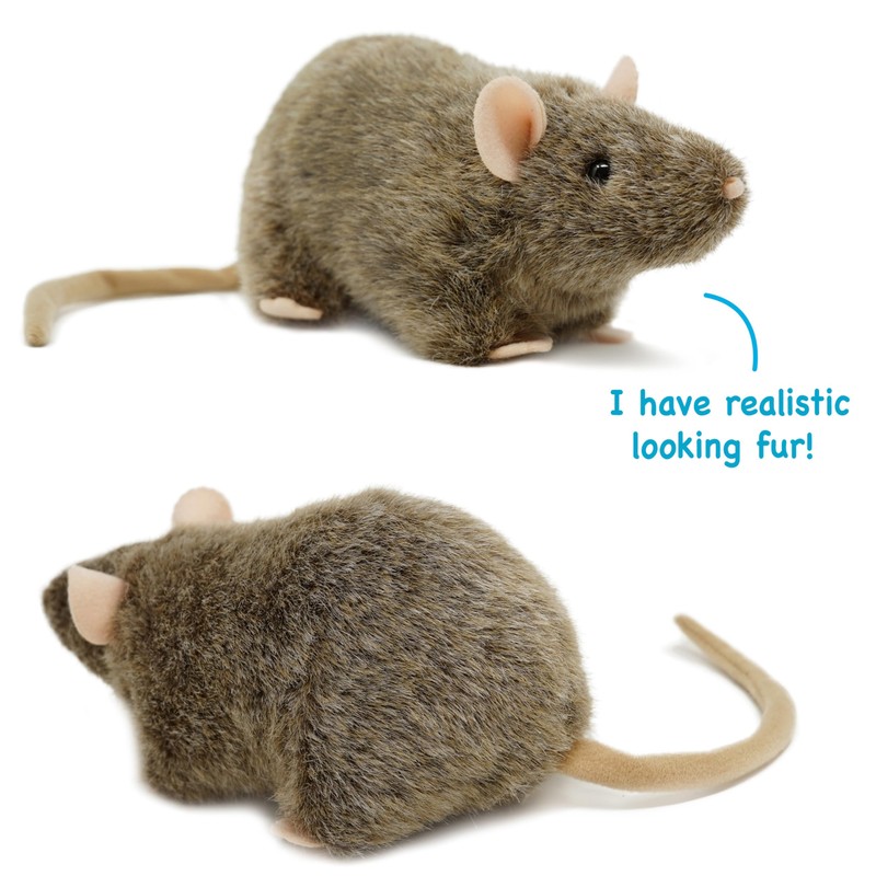 TigerHart Reuben The Rat - 7 Inch Stuffed Animal Plush