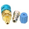 Wobekuy and Low Side Extension Adapter R134A Freon Quick Coupling