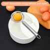 XLIUAX 2 Pcs Egg Yolk Separator, Egg Separator for Raw