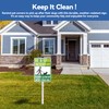 Please Clean Up After Your Dog Sign, 8" x 28"
