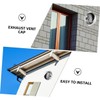 SHINEOFI Exhaust Vent Cover Durable Wall Mount Cap for Kitchen