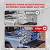 YINGYUDZSW 4.92' x 4.92' Heavy Duty Cargo Lifting Net, Blue