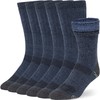 Buttons & Pleats Wool Socks for Men Women Merino Thermal