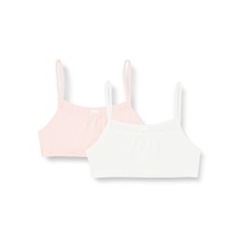 DIM Girl's Pockets Ecodim bra x2 Bra, Pink/White, 16 Years