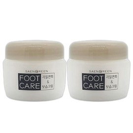 Raw Green Foot Care, 1 piece, 80g, 2 pieces / 생그린 풋케어, 1개, 80g, 2개입
