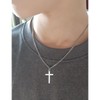 Leyung Grandson Gifts from Grandma, Cross Necklace for Teenage Boys,