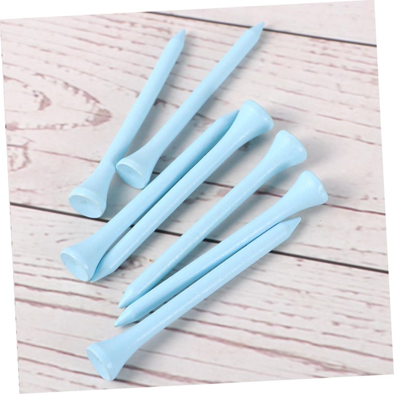WOONEKY 7cm Golf Tee Yards 100pcs Pack Wooden Tees Pro