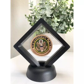 US Army Vietnam Korea Iraq Afghan Veteran Challenge Coin Copper Come With 3D
