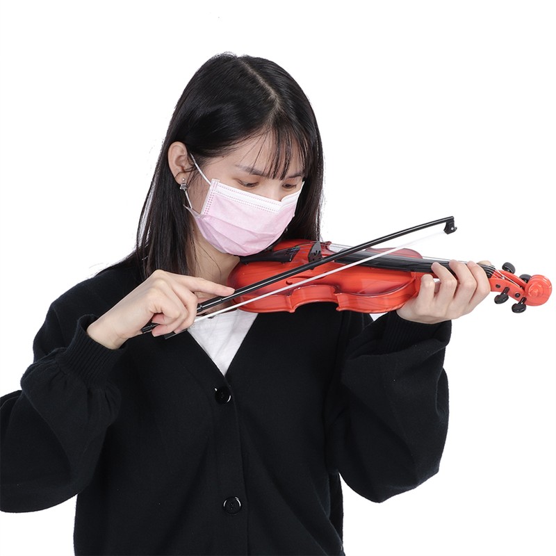 Simulated Kid Acoustic Violin Toy Adjustable String Musical Beginner Develop