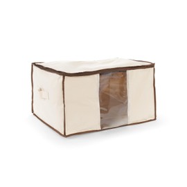 Covermates Keepsakes - Canvas Storage Bag - Premium Canvas - Carrying Handles - Dual Zipper Pulls - Indoor Storage, Natural