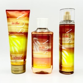In The Sun 3-Piece Bath Bundle | Ultimate Hydration Body Cream, Body Wash and Fine Fragrance Mist