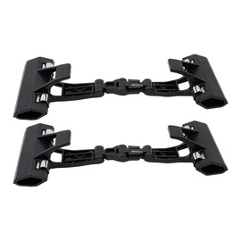 Nicear 2 Pack Adjustable Document Holder for Typing, Rotatable Paper Copy Holder Clip,Handy Artist Supplies Clamp,Computer Typing Proofing Folder(20x8cm)