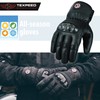 Texpeed Mens Winter Motorcycle Leather Gloves - Waterproof Motorbike Riding