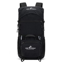 Bseash 30L Lightweight Hiking Backpack, Outdoor Sport Waterproof Travel Bag Daypack for Cycling Climbing Skiing (Black)