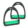 Shires Coloured Compositi Stirrups 686, Burgundy, Adults