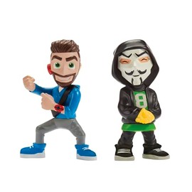 Spy Ninjas 3-INCH 2 FIGURE PACK. DANIEL GIZMO AND PZ SQUIRE FIGURE SECRET NETWORK. SPY MISSION TOYS. HELP DEFEAT PROJECT ZORGO