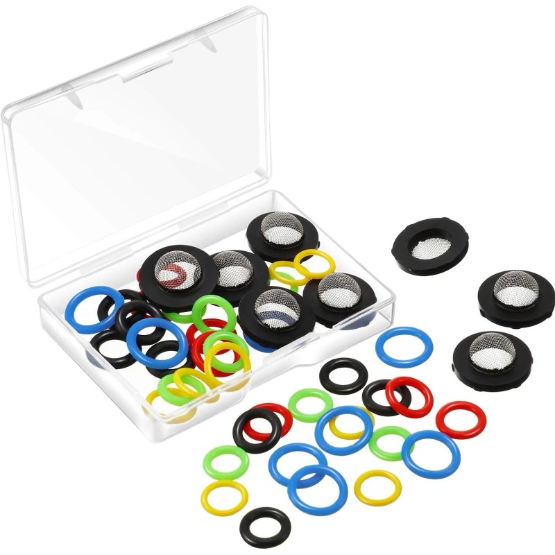 Tatuo 48 Pieces O-Ring Power Pressure Washer Kit 6 Sizes