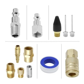 20 Pc Air Service Accessories Blow Gun Air Tool Kit Inflation Needle Nozzle*FREE SHIPPING*