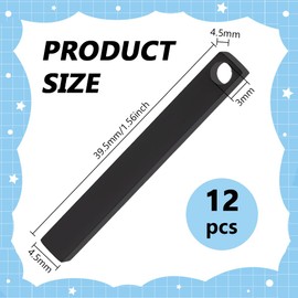 BENECREAT Stainless Steel Engraving Bar for Necklace Jewellery Keyring Making, Stainless Steel