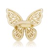 Gold Adjustable Butterfly Rings for Women Cubic Zirconia Ring Jewelry