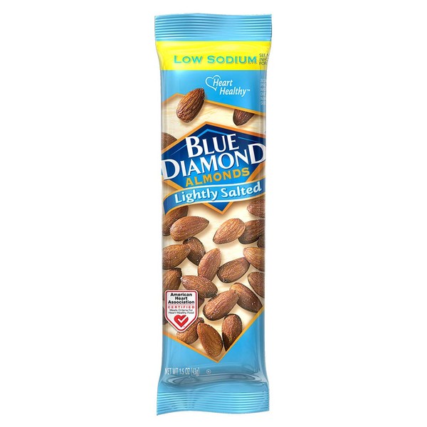 Blue Diamond Almonds, Lightly Salted, 1.5 Ounce (Pack of 12)