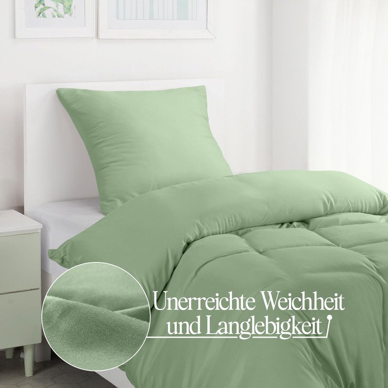 Utopia Bedding Bed Linen 135 x 200 cm Set, Microfibre