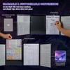 CZYY DM Screen 4-Panel Cardboard Game Master Screen with Erasable