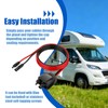 Solar Cable Entry Gland with 3FT 10AWG Solar Extension Cable