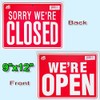 2 Signs- 1 Business Hours & 1 We're Open/Sorry We're
