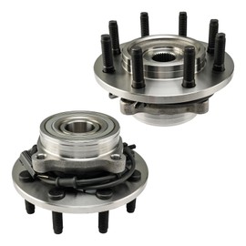 KAX 515061 Pair Front Wheel Hub Bearing Compatible with 2003-2005 Dodge Ram 3500 5.9T 4WD,8 Lug W/ABS