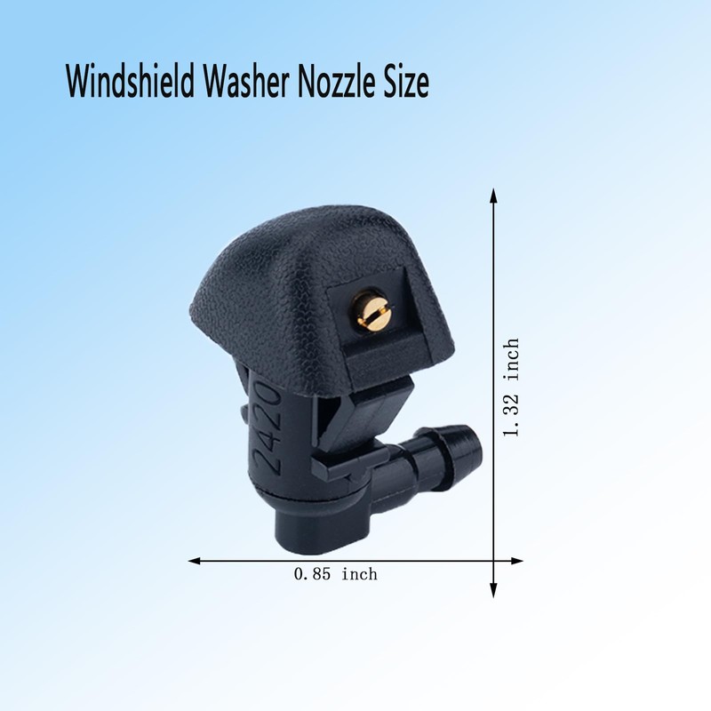 76810-TK8-A01 Windshield Washer Nozzles Assembly for Honda Odyssey 2011-2017,Replacement Premium