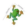LELEO Frog Toy Soft Glue Frog Model Creative Simulation Frog