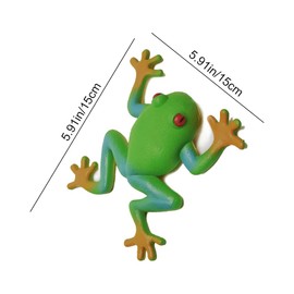 LELEO Frog Toy Soft Glue Frog Model Creative Simulation Frog for Kids Children Home Decoration