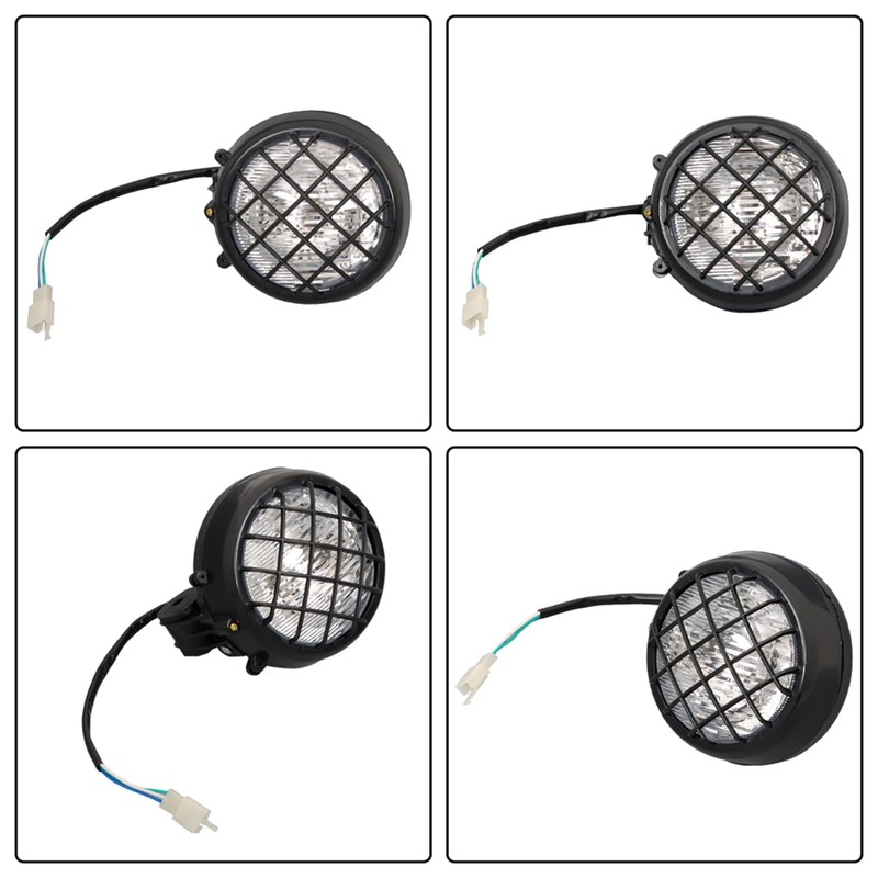 2PCS Grill Motorcycle Headlamp Replacement for Yamaha Banshee 350 YFZ350