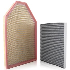 Engine Air Filter & Cabin Air Filter Combo Set 04861746AB Fit for Dodge Challenger Charger 11-23 for Chrysler 300 2011-2023 Replaces# 68071668AA