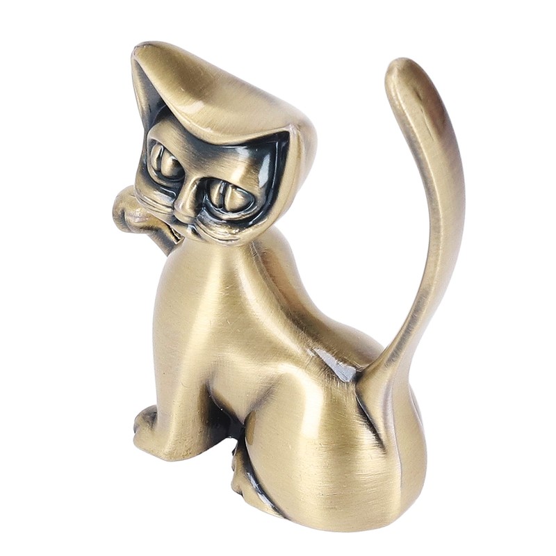 Cat God Ring Holder Cat God Design Zinc Alloy Sturdy