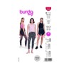 Burda Sewing Pattern 5850 Leggings [Ladies Size 6-18] Level 1