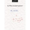 Humorous Funny Blank Greeting Card - Who Invented Spoons ?