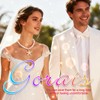 GORAIS Starfish Beach Wedding Jewelry Sets Silver Pearl Mermaid Necklace