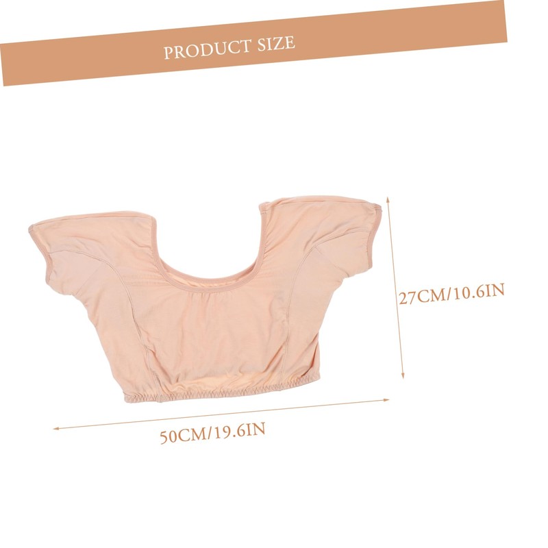 Outanaya Armpit Sweat Pad Shield Underarm Vest Cotton Comfortable Stretchable