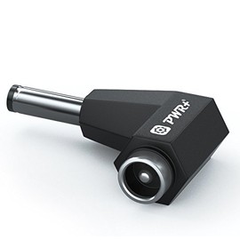 Right Angle 90-Degree Power Adapter 5.5 x 2.5 mm Connector Converter for Laptop Charger LED Strip Light Guitar Effect Pedal Toshiba Satellite MSI ASUS Gateway Toughbook Monitor HDD Router CCTV Camera