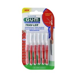 GUM Trav-Ler Interdental 0.8 mm 6 brushes