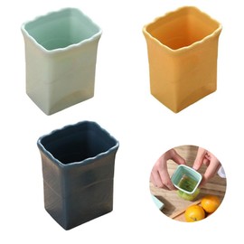 3PCS Cup Slicer Fruit Slicer Cup Egg Slicer Cup Slicer Strawberries Fruit Cutter Cup Multifunctional Stainless Steel Fruit Slicer Cup for Strawberry Banana Small Tomato Cherry Cutter Salad